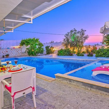Uezuemlue 1 Bedroom Secluded With Private Pool Hot Tub Villa Kalkan